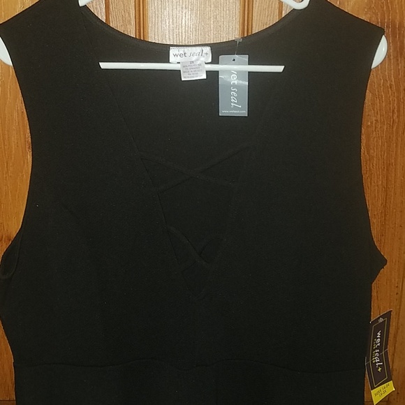 Wet Seal Black Dress - Picture 3 of 4